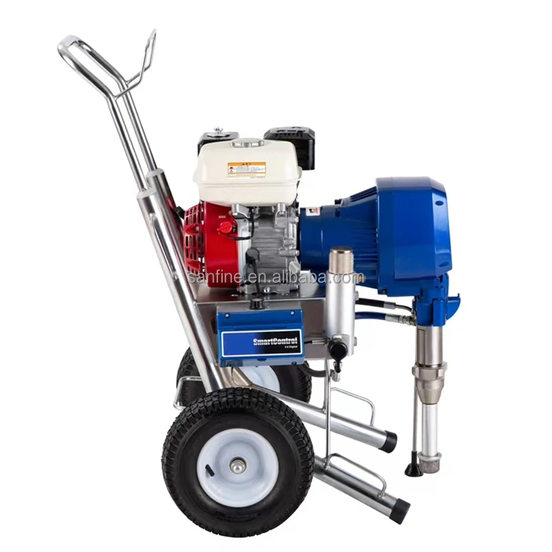 Sanfine Professional Gasoline Engine Putty Sprayer Hydraulic Piston