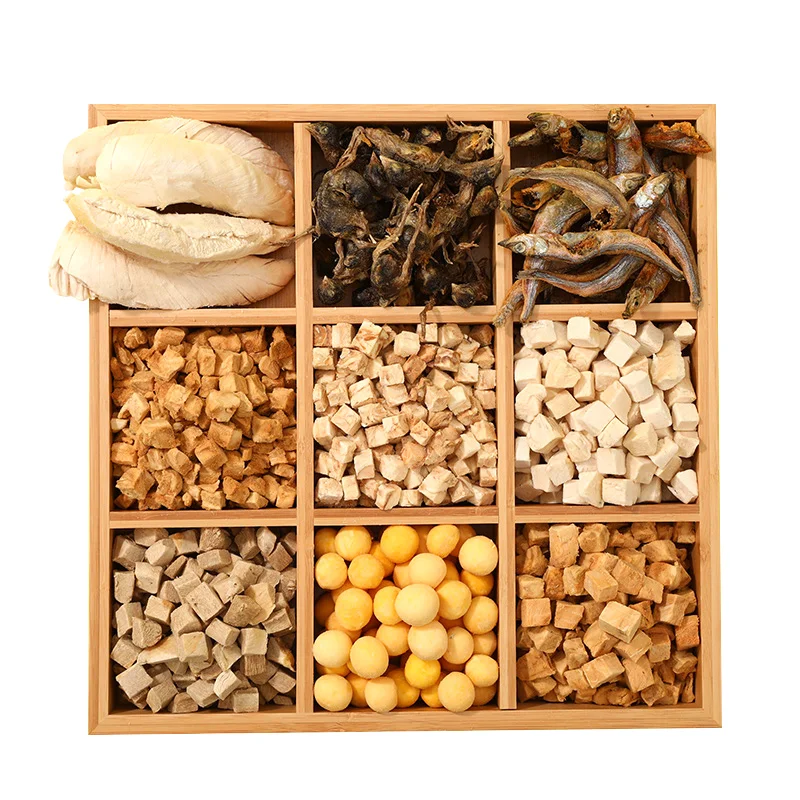 Freeze-dried Chicken Grains cat Snacks Chicken Breast Quail Egg Yellow Small Fish Dried Fattening Nutrition Hair Gills Food