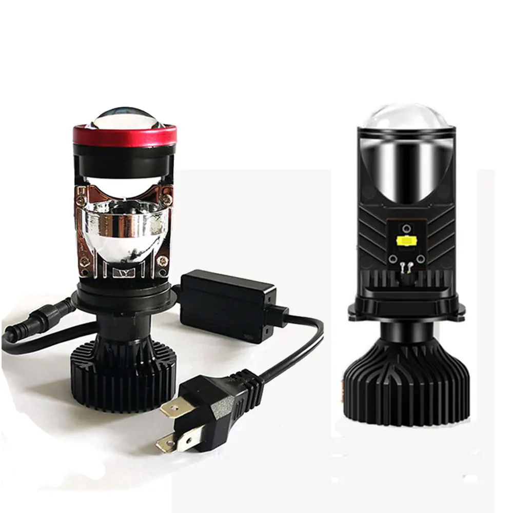 H4 Bi LED Mini lentille de projecteur LED ampoule de phare de voiture
