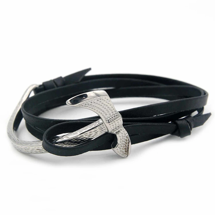 leather and silver friendship bracelets