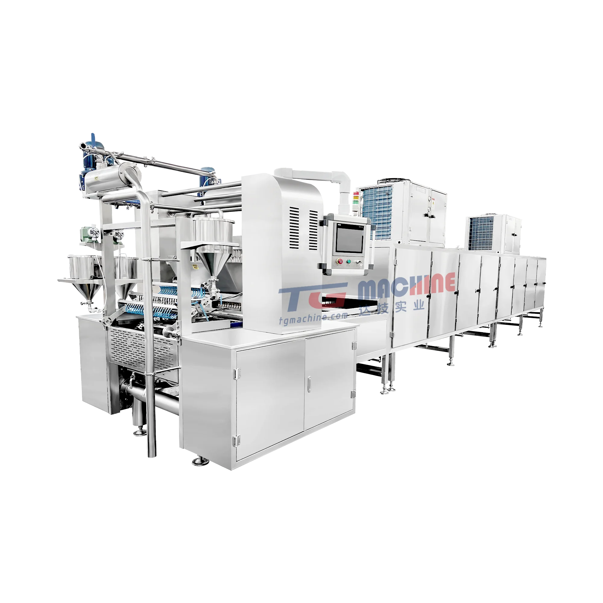 Small Jelly Gummy Bear Depositor Full Automatic Fabrication Bonbon ...