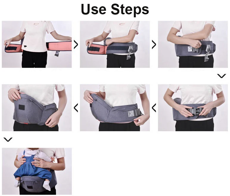 Adjustable Waistband Toddler Infant Carrier Newborn Baby Hip Carrier