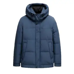 High-quality Custom Reversible Down Jacket, Winter Warm and Comfortable Windproof and Cold-resistant Men's Puff Pastry Jacket