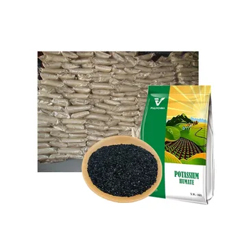 Super Potassium Humate Shiny Flakes Organic Fertilizer Powder Liquid Source from Plants Agriculture Crop Enhancement