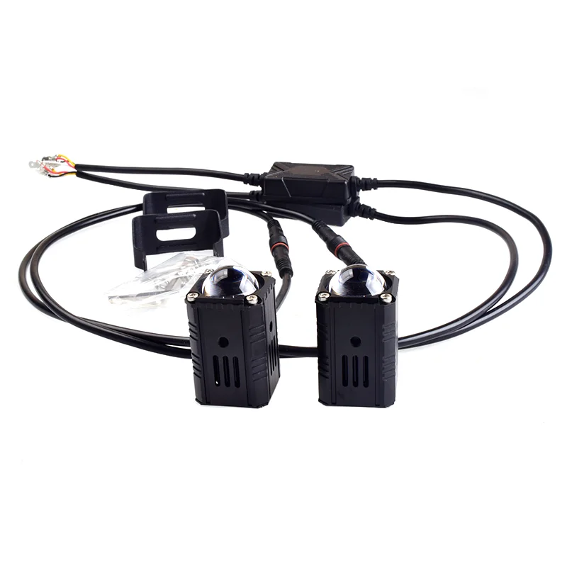 Senlo X1 Plus Motorcycle Lighting System Accessories Led Auxiliary Light h with Igh Low Beam Dual Color Mini Driving Light