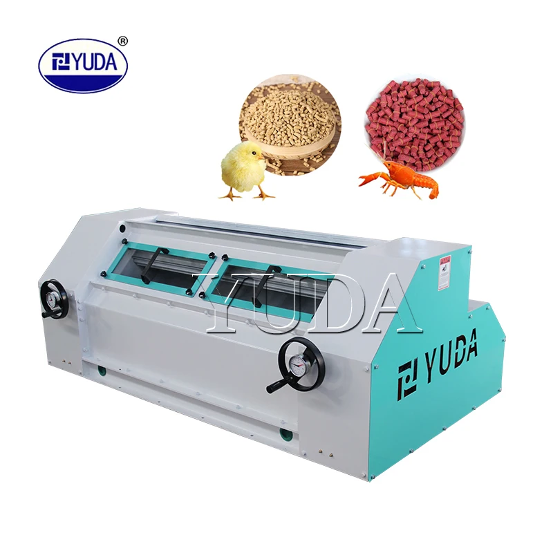 YUDA SSLG Series Tripled/Double Roller Feed Pellet Crumbler/Roller Crusher for Chicken Feed Poultry Feed