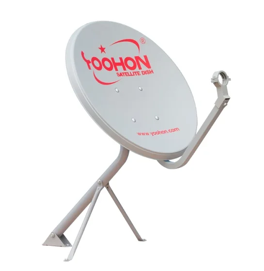 Universal KU Band 45cm Outdoor Satellite Dish Antenna with Steel Plate Construction Wall or Ground Mount