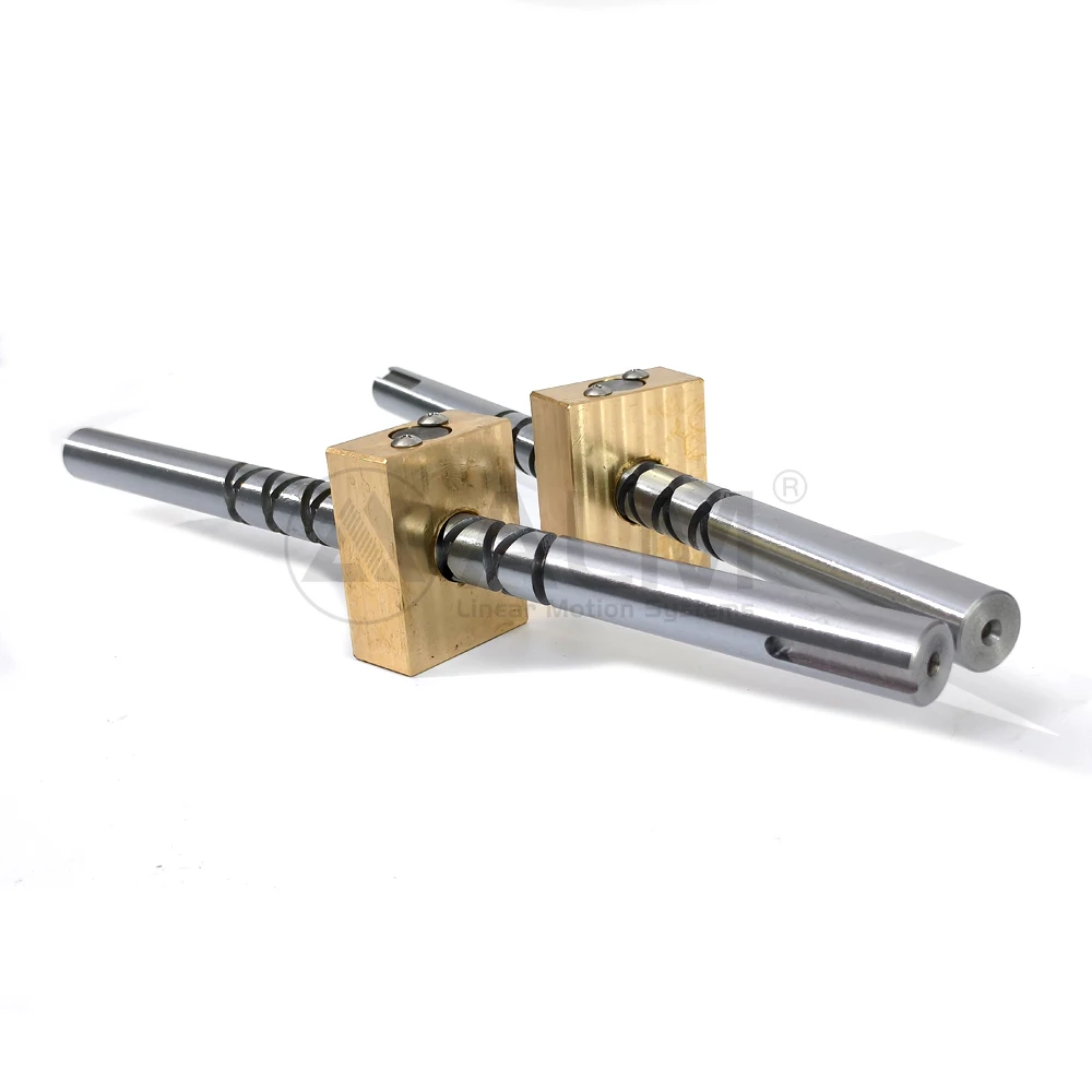 20x20 Stroke 200mm Length 500mm Reciprocating Lead Screw with C45 Black Coating Nut Standard Automatic Reversing Screw