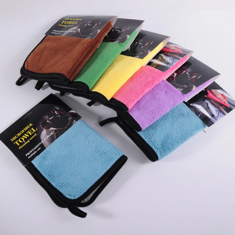 Premium 6001400gsm Doublesided Coral Velvet Absorbent Auto Detailing