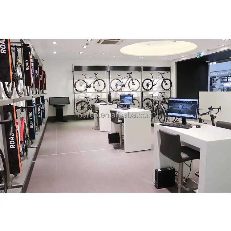 Custom Bike Shop Display Furniture for Mountain Bike Kits