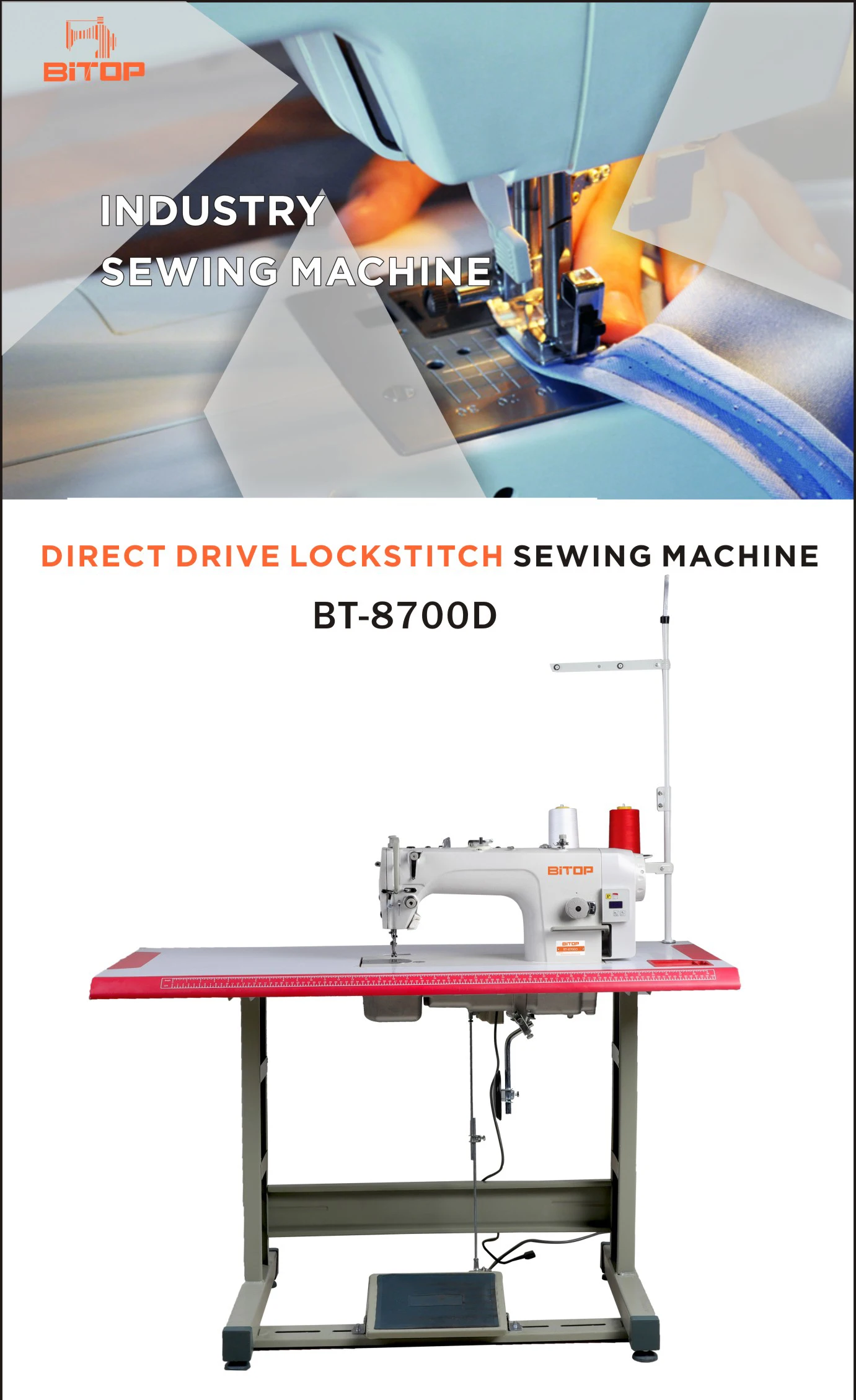 Direct Drive Lock Stitch Industrial Sewing Machine With Servo Motor Ddl ...