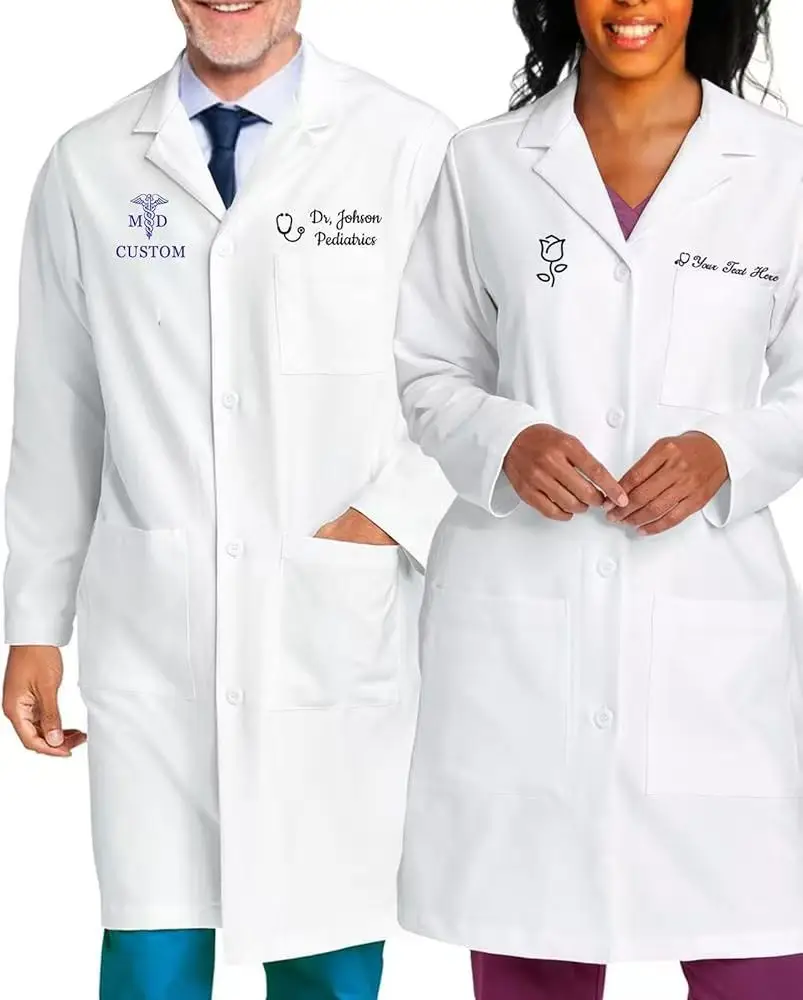 Thick Unisex Doctor Lab Coat Uniform Oem Available