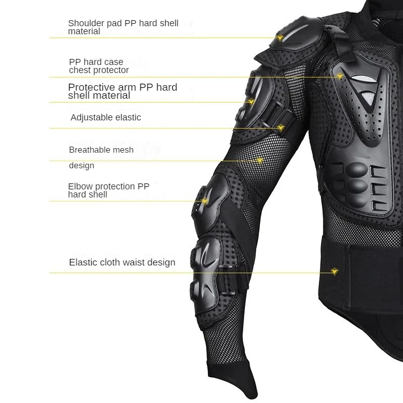 Gina Protective Gear Spine Chest Protection Gear Motorcycle Full Body