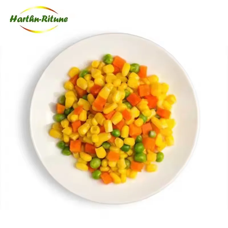 OEM Høy kvalitet Ny sesong IQF frossen 3-veis blandet grønnsak til salat frossne matvarer grønnsaker