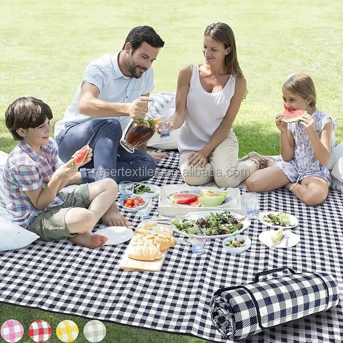 High Quality Modern Style Lightweight Portable Waterproof Mat Picnic Blanket Mat Rug  for Outdoor Sports Beach Camping Hiking