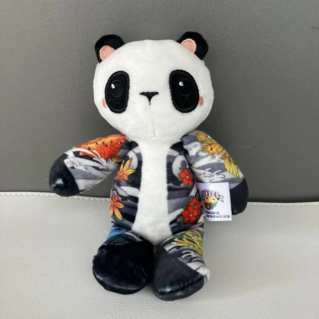 Custom Novelty plushies Tattoo zoo stuffed animal pig panda Bear Creative gift for boyfriend