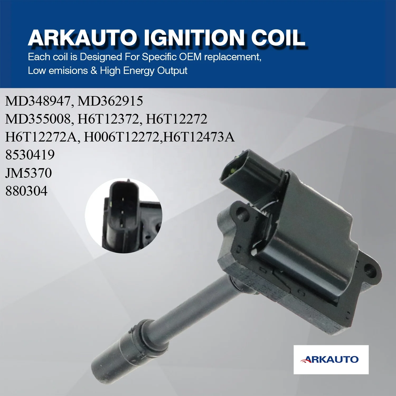 IGNITION COIL MD362915 MD348947 MD355008 H6T12372 H6T12272 8530419