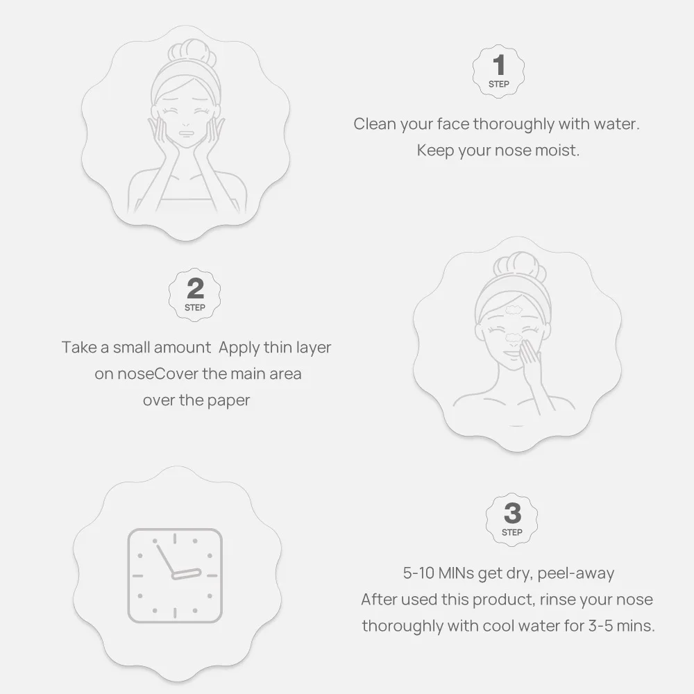2set Lanbena Crema Per La Rimozione Dei Punti Neri Maschera Per Il Naso Facciale Strisce Per Pori Vegetali Acne Peel Off - Foto 9