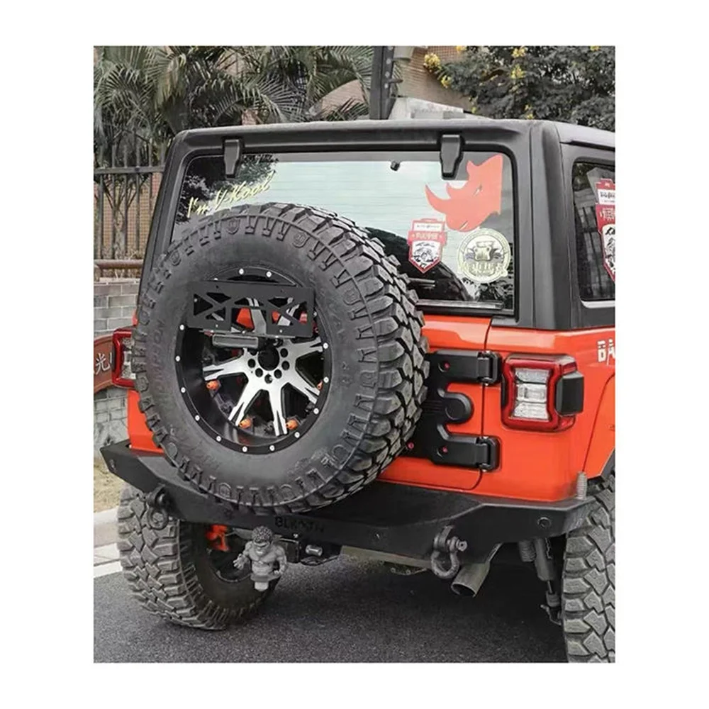 Aluminum Magnesium Alloy Hinge Tire Carrier Mount Kit Bracket Mounting Kit For Jeep Wrangler Jl 9600