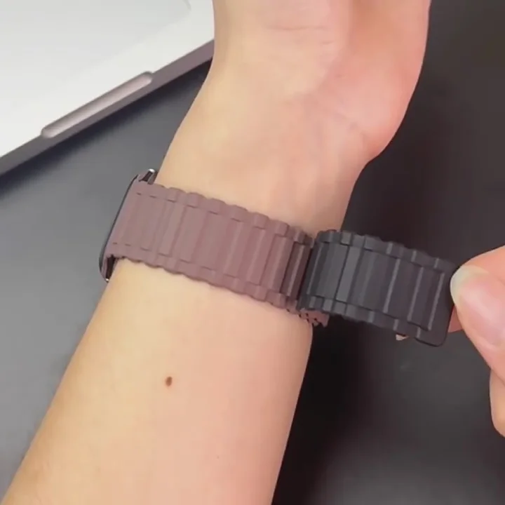 Armor Silicone Watch Bands For Apple Watch 38mm 40mm 41mm 42mm