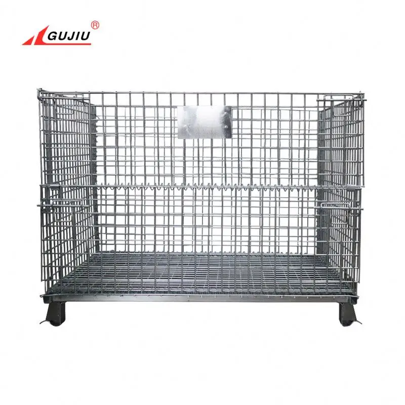 Электро оцинкованная сталь Heavy Duty склад жесткая Заводская распродажа стальной шар материал вина металлическая проволока складская клетка для хранения