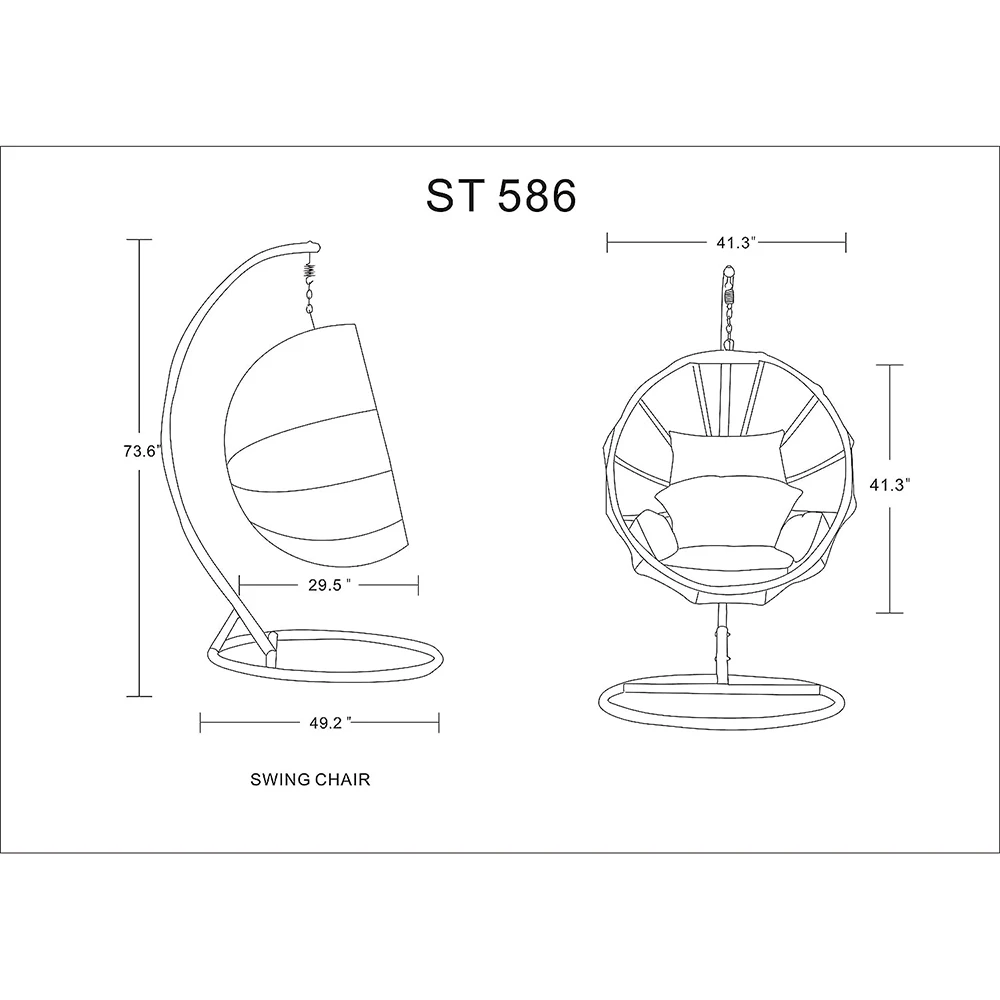 Outdoor Chair Wicker Frame Wicker Rattan Hanging Garden Rattan Price