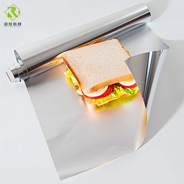 Non stick Household Kitchen Use High Temperature Heat Resistant Food Grade Aluminum  Foil in Jumbo Roll