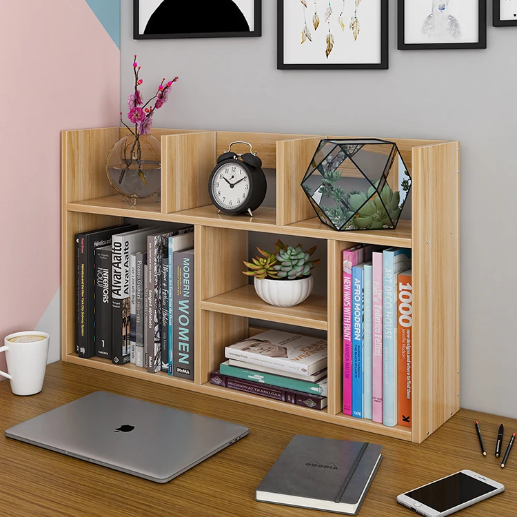 Настольная книжная полка, горячая Распродажа, многофункциональная Регулируемая Маленькая деревянная книжная полка