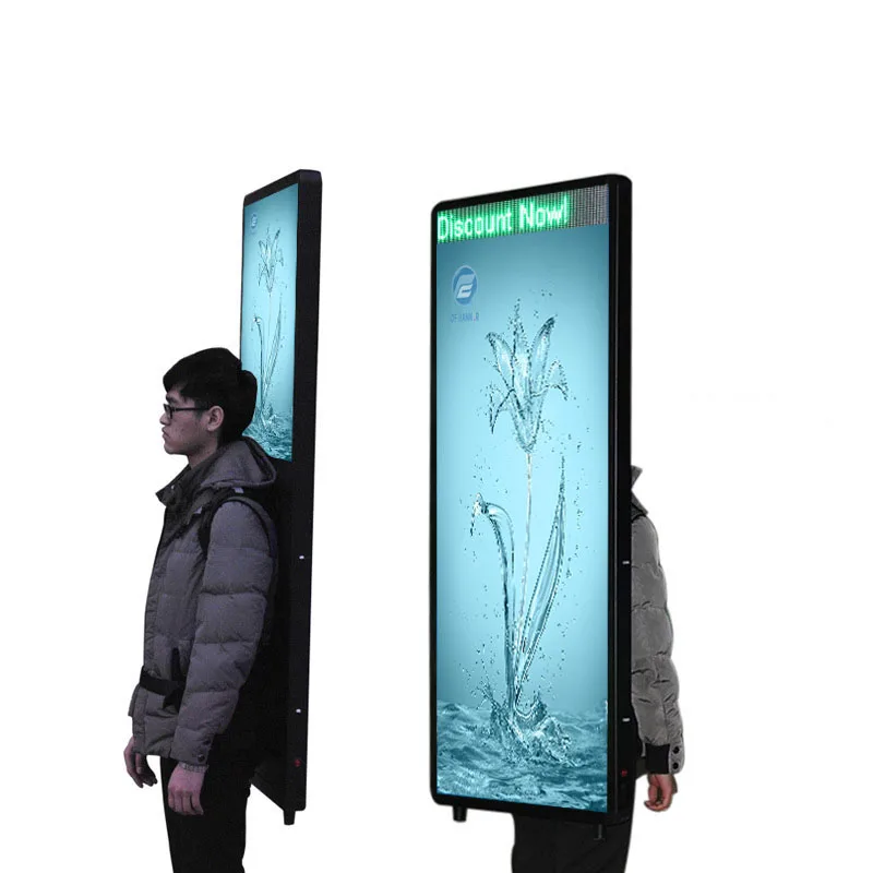 Scrolling Screen Led Backpack Billboard Digital Led Display For ...