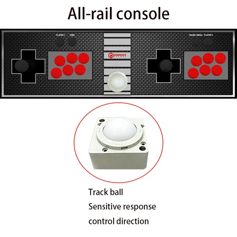 Pandora DX Box 3000 - Custom Made Track Ball Video Game Console