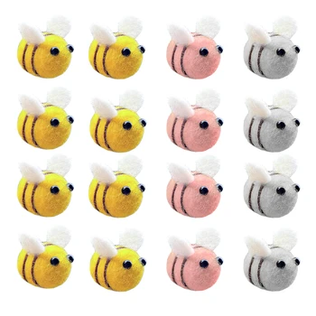 Wholesale felt bumble bee for Baby Room Gift Decorations Hair accessories for girls