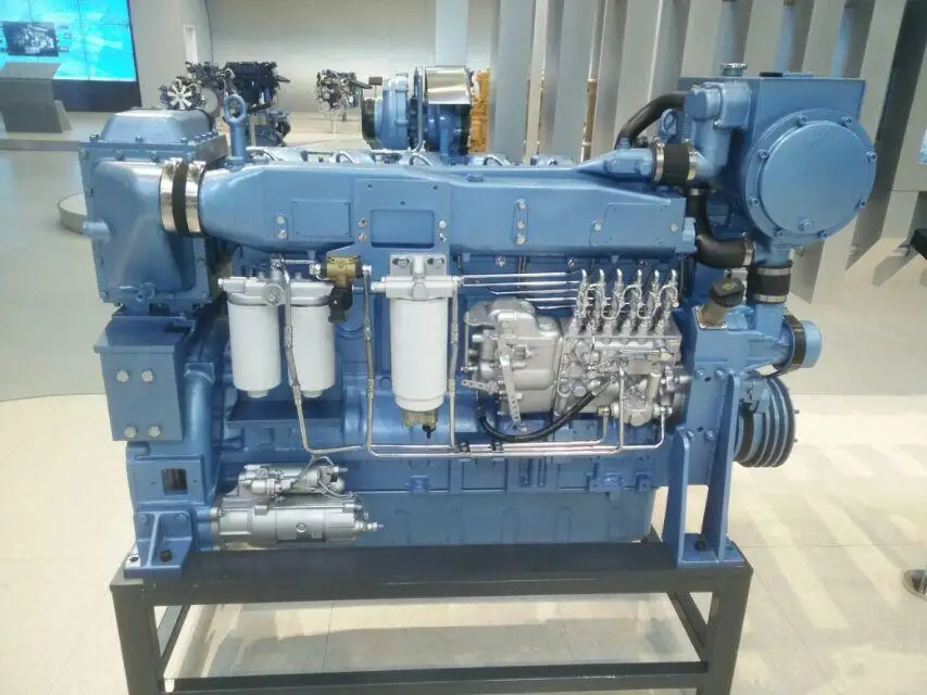 Weichai Engine WD10C Marine Engine with Gearbox 240HP 300HP Inboard Marine diesel Engine