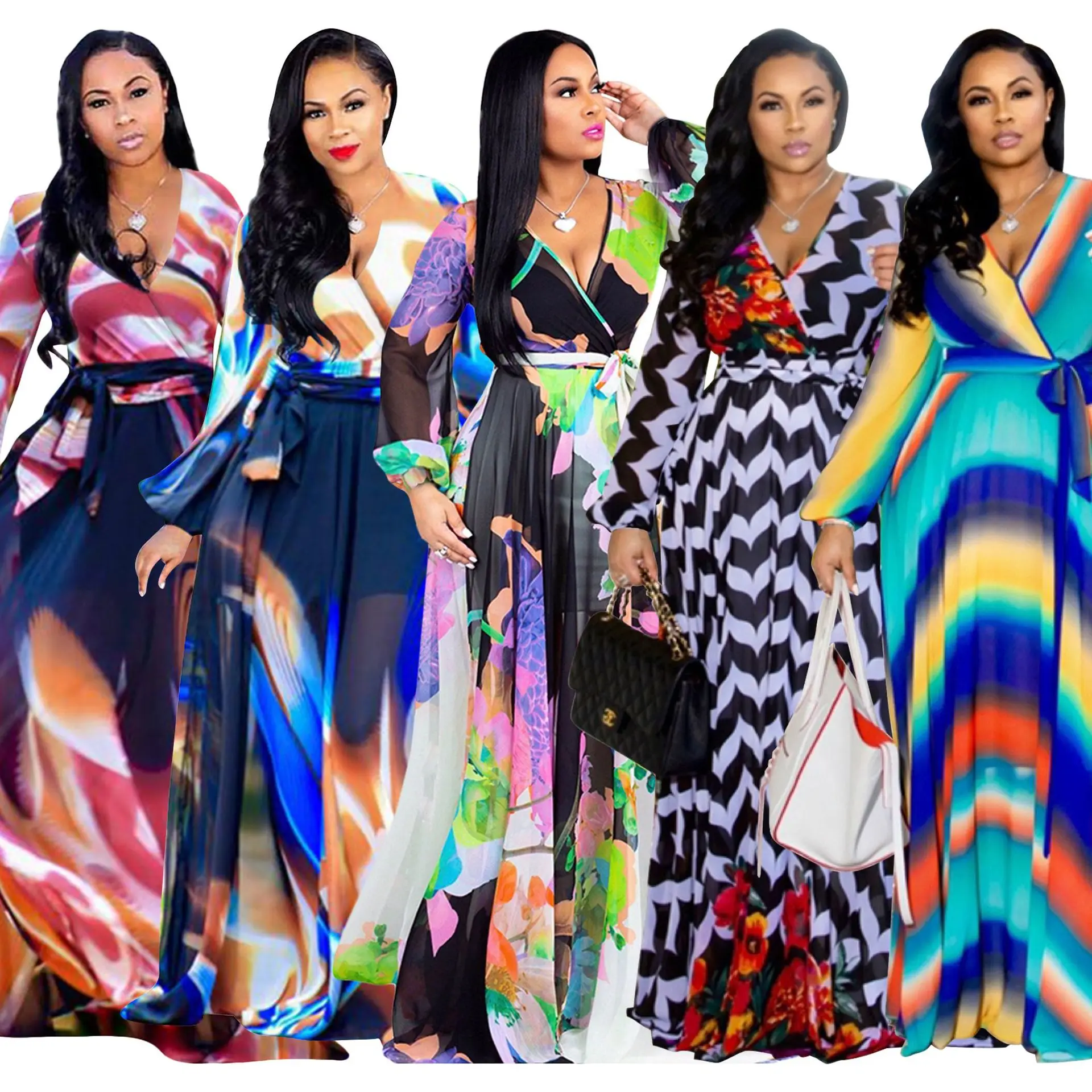 Summer Beach Chiffon Bohemian Exotic 