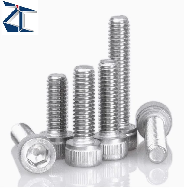 Hot Sale Flat Raised Customized High Quality Stainless Steel hex socket screws M5*30