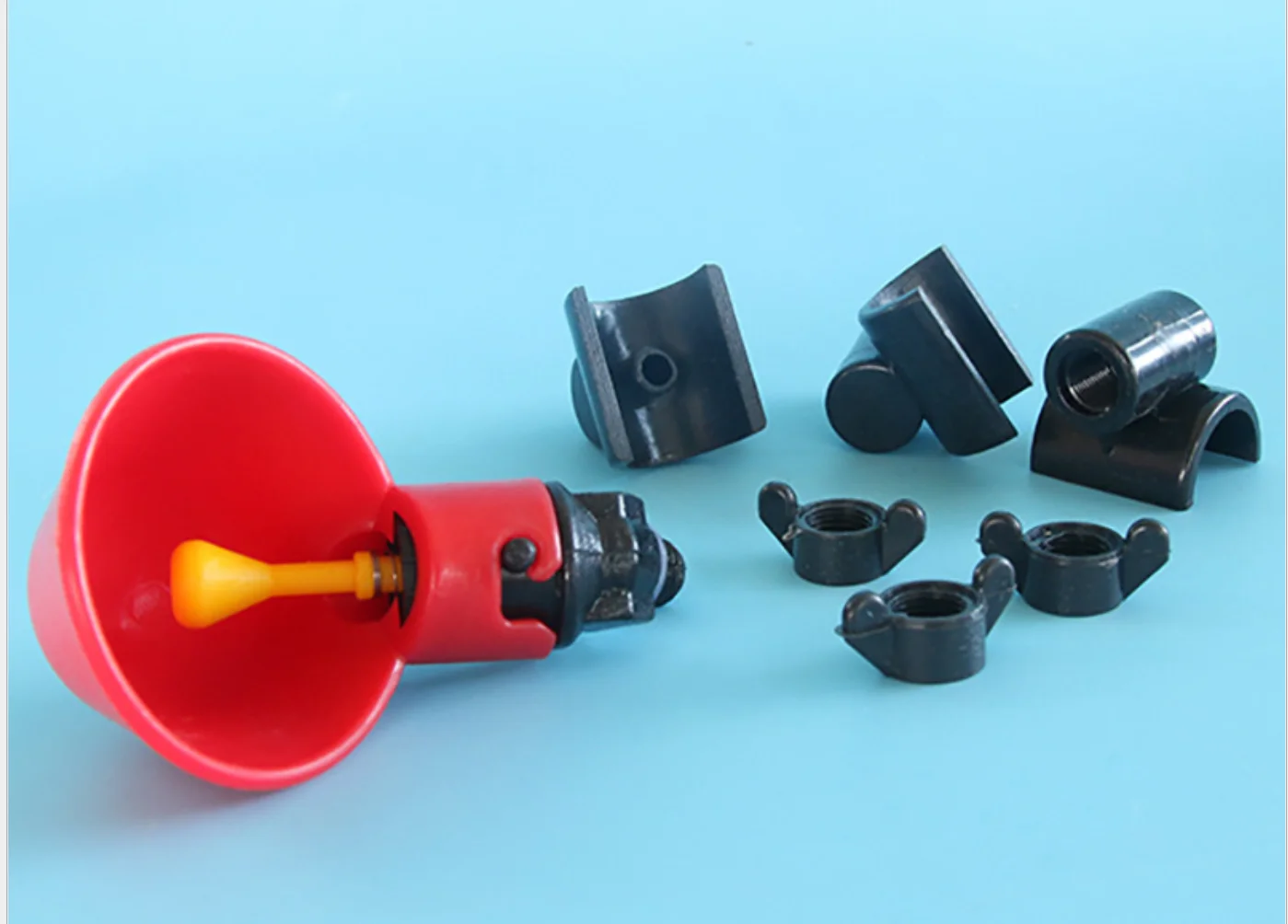 Chicken Waterer Poultry Hen Quail Water Cups Nipple Waterer Bowl Automatic Chicken Drinker Farm Animal Hot Sale