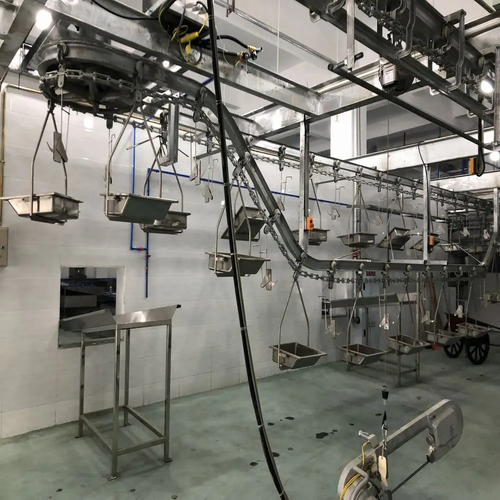 Complete set of pig slaughtering equipment slaughtering production line with slaughtering knife for pig slaughtering process