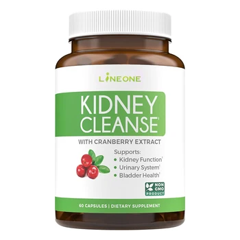 Lineone private label Kidney Capsules Patented Kidney Support for Calcium Oxalate Crystals Helps Stops Recurrence of Stones Str