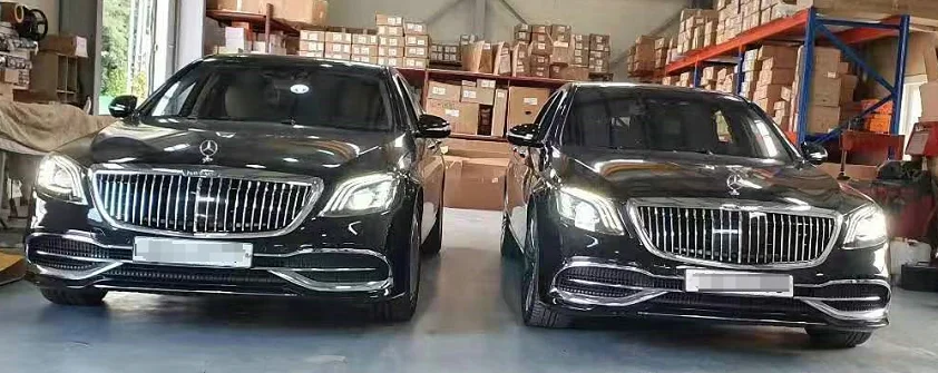 New Condition Mercedes W222 Maybach S560 Front Bumper Body Kit Plastic Front and Rear Bumpers
