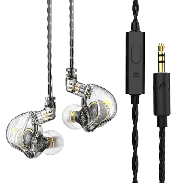 QKZ ZXT 1 Dynamic HIFI Bass Sport Noise Cancelling In Ear Monitor 