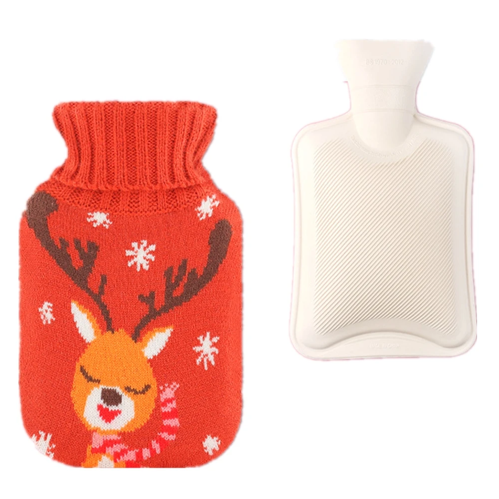 1000 мл впрыска воды милые бутылки горячей воды теплый подарок мешок горячей воды для талии массаж