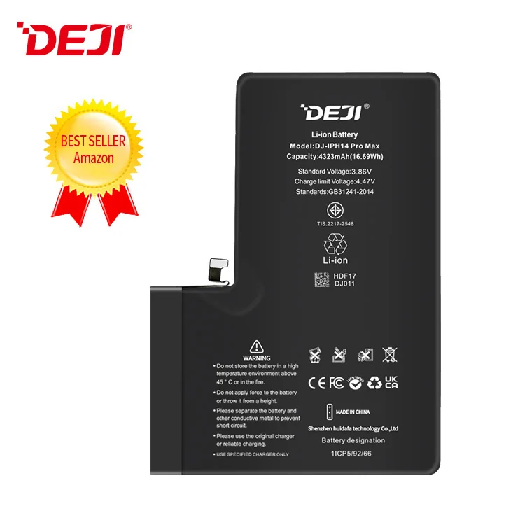 DEJI A2893 Replacement Battery for iPhone 14 Pro Max - Reliable Li