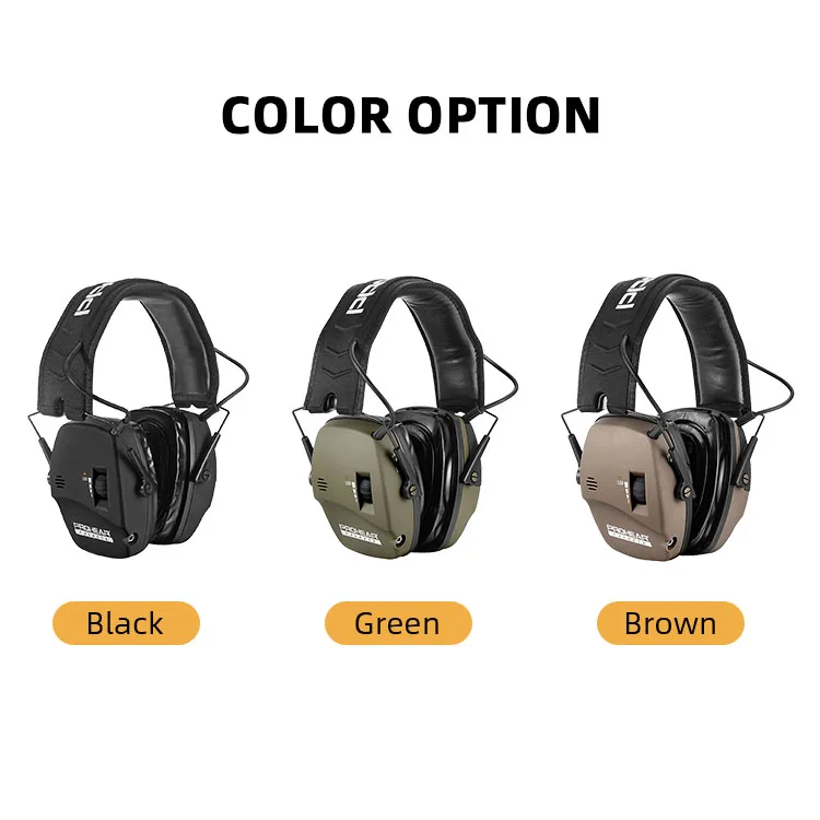 Casque Tactique Électronique Bluetooth Avec Réduction De Bruit Active - Pour Chasse/Jeu - Sinairsoft