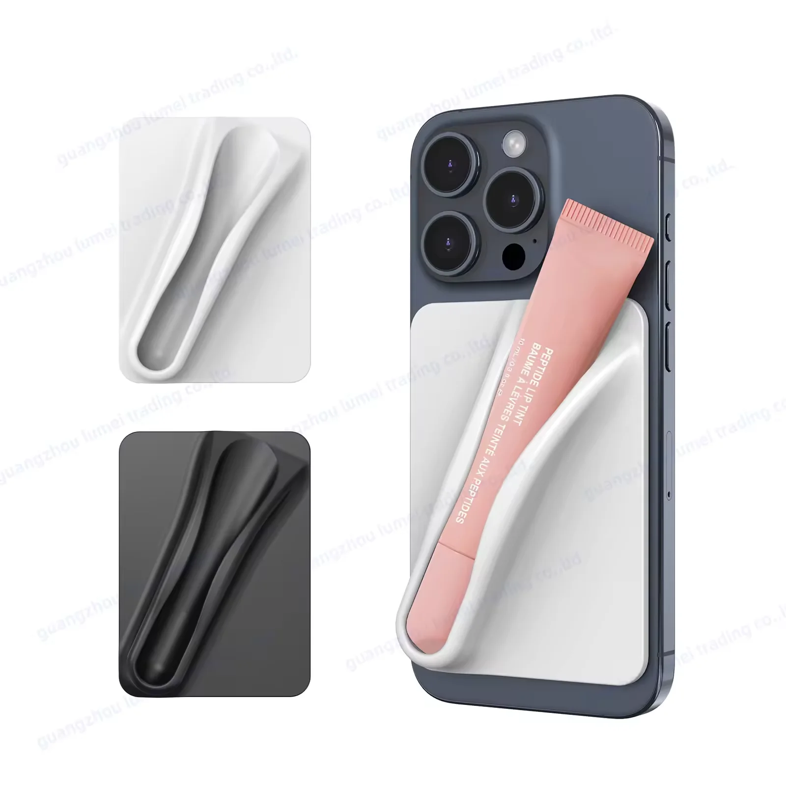 Phone case Adhesive Sticker for Lip Treatment Lip Tint Mobile Phone Covers Lipstick Silicone Holder