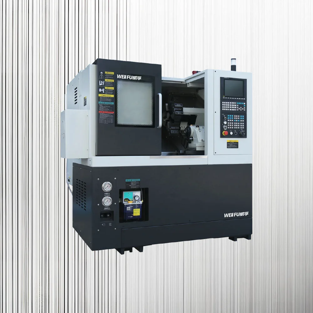 12-Station WF-NT200L Turning Center CNC Lathe with Syntec 22Ta Servo Drive Heavy Duty Slant Bed