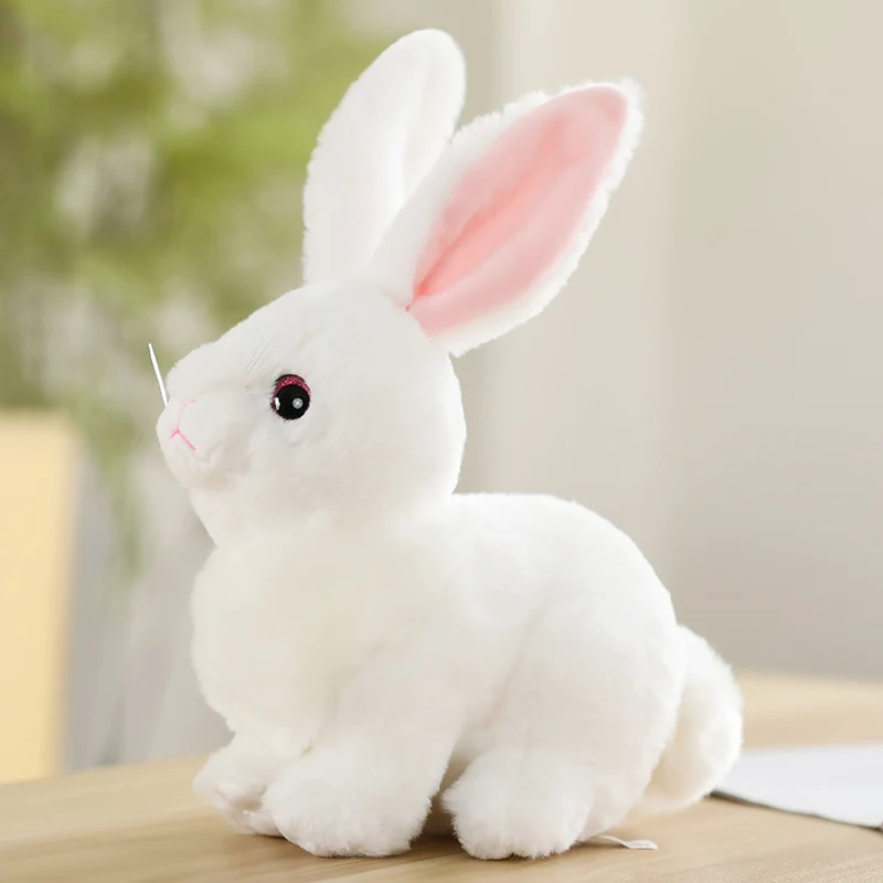 Simulation Stuffed Animal Rabbit Bunny Look Real Stuff Simulation