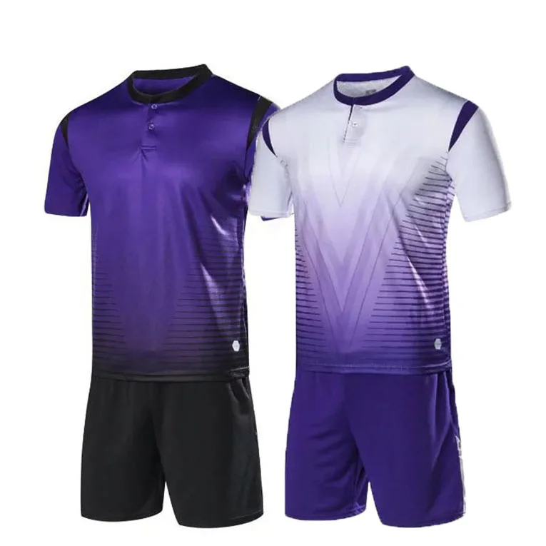 Purple Wholesale Cheap Football Soccer Uniforms Custom Team Best ...