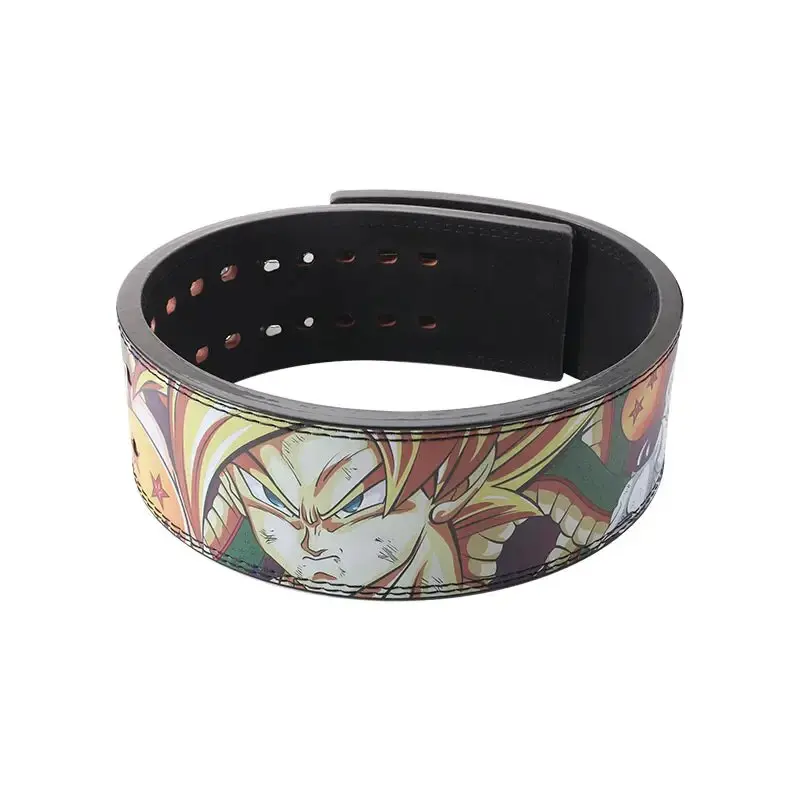 2023 New Arrivals Custom 10mm 13mm Leather Anime Belt Gym Weightlifting Belt Leather Cow Leather