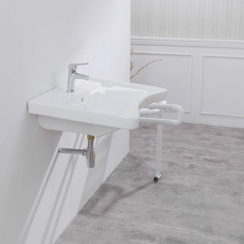 Portable Sink Basin Grab Lavatory Ergonomic Lavabo Wall Mounted Open