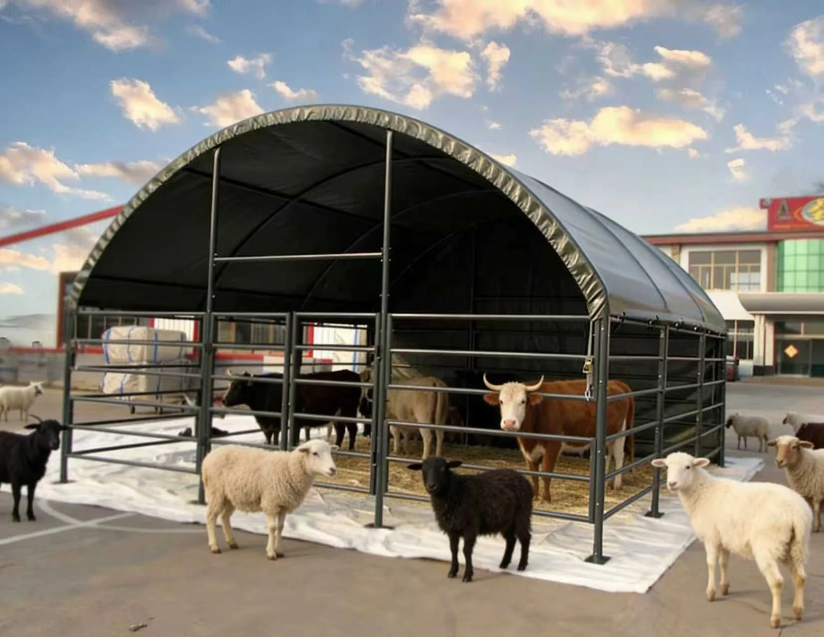 Horse Shelter , Cattle Tent, Livestock House Shelter,  Pasture Tents, Corral Shelter