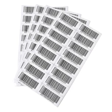 Custom labels asset shipping clothing tabs barcode label